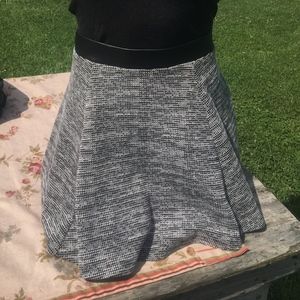 Gray Skater Skirt